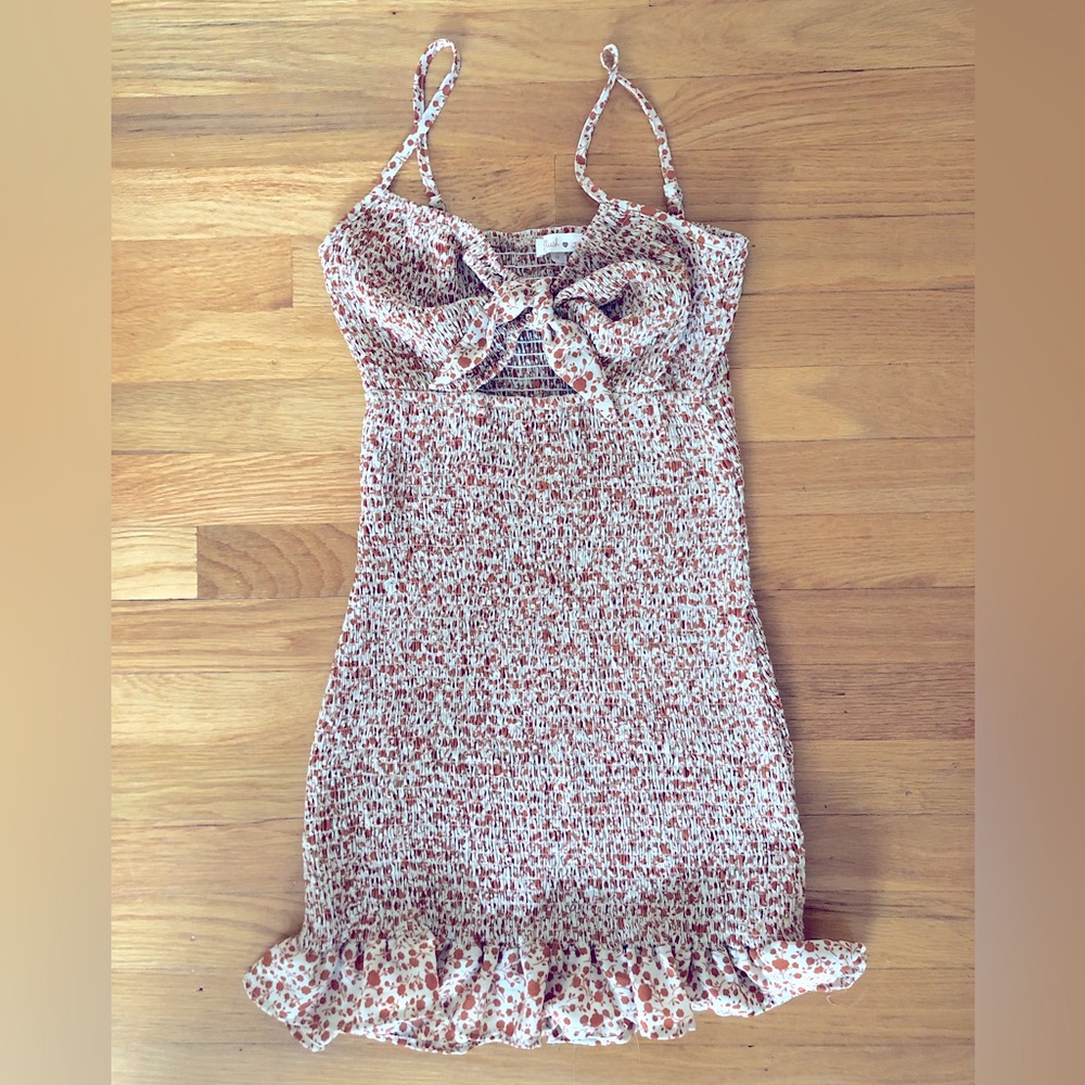 Blush J Smocked Ruffle Hem Dress